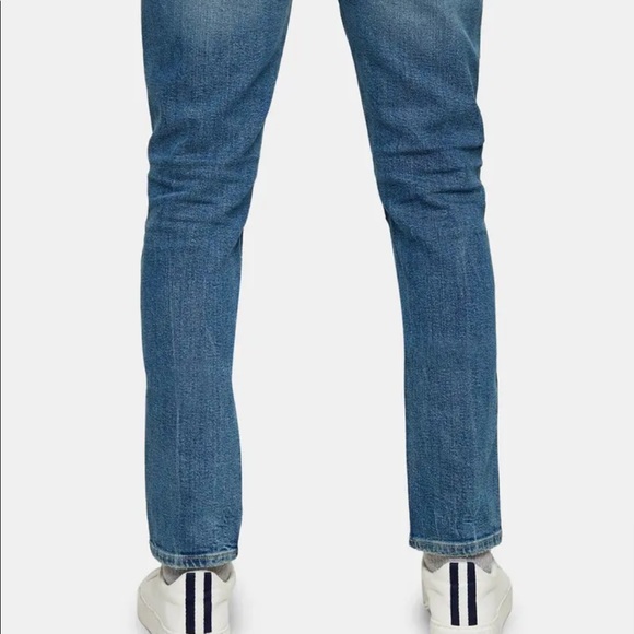 TopMan Stretch Skinny Jeans Size 32s - Picture 3 of 6